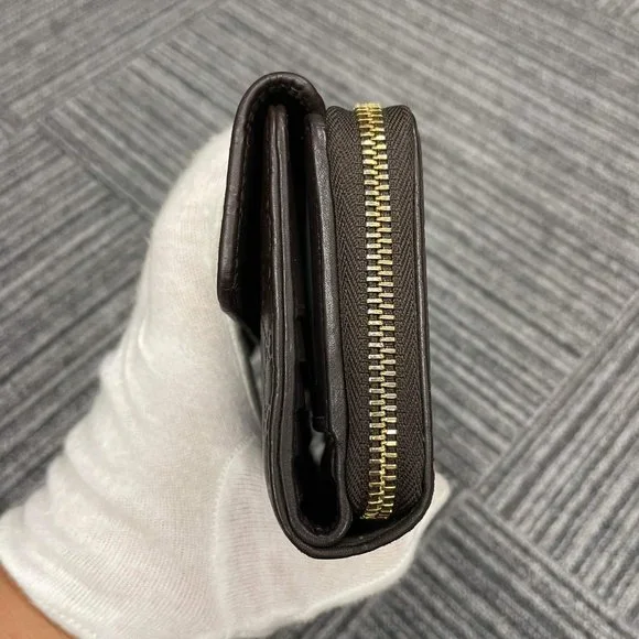 Gucci Microguccissima Brown Continential Bifold Wallet - Picture 5 of 5